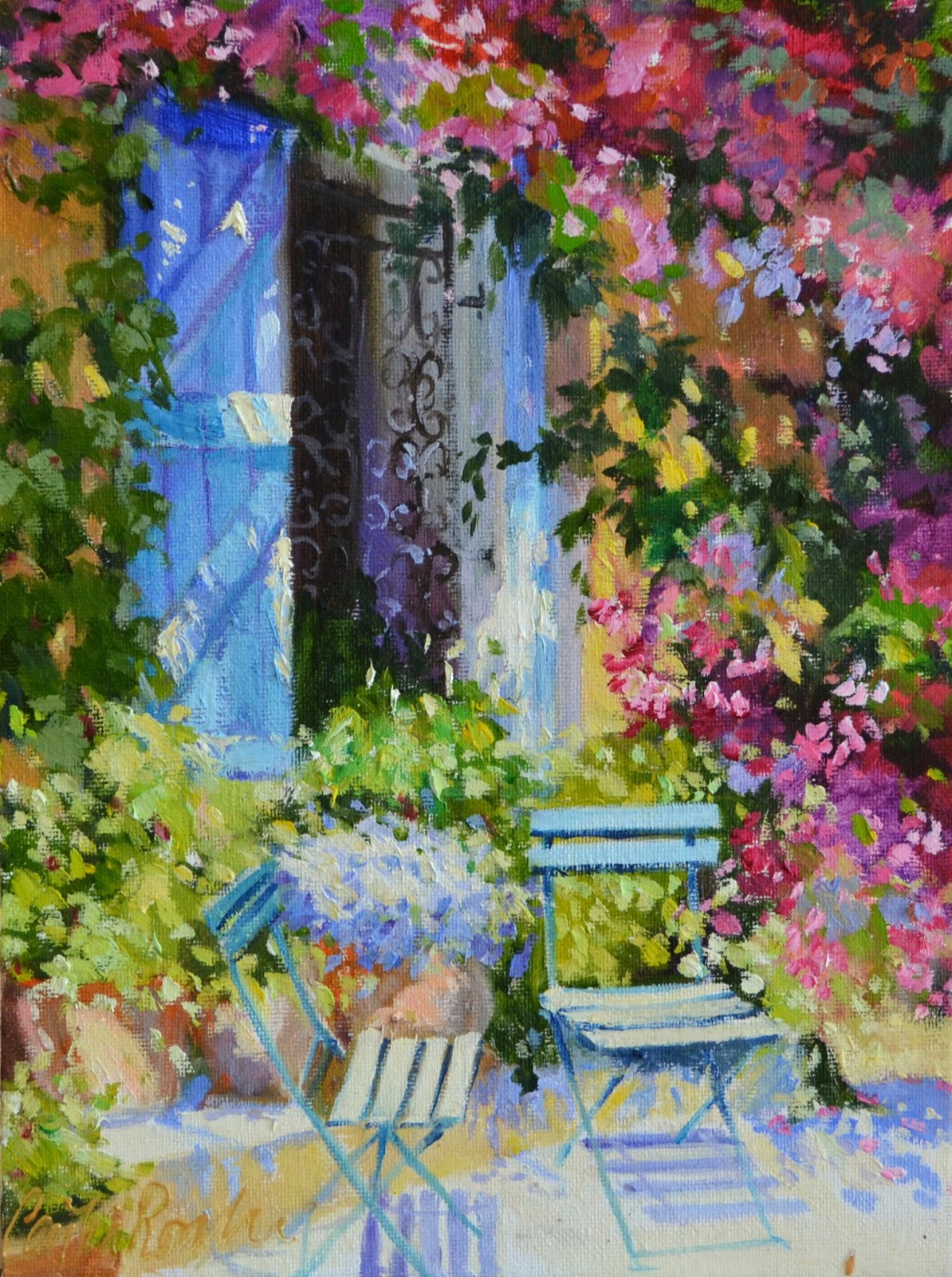 Atelier Cecilia Rosslee BLUE SHUTTERS