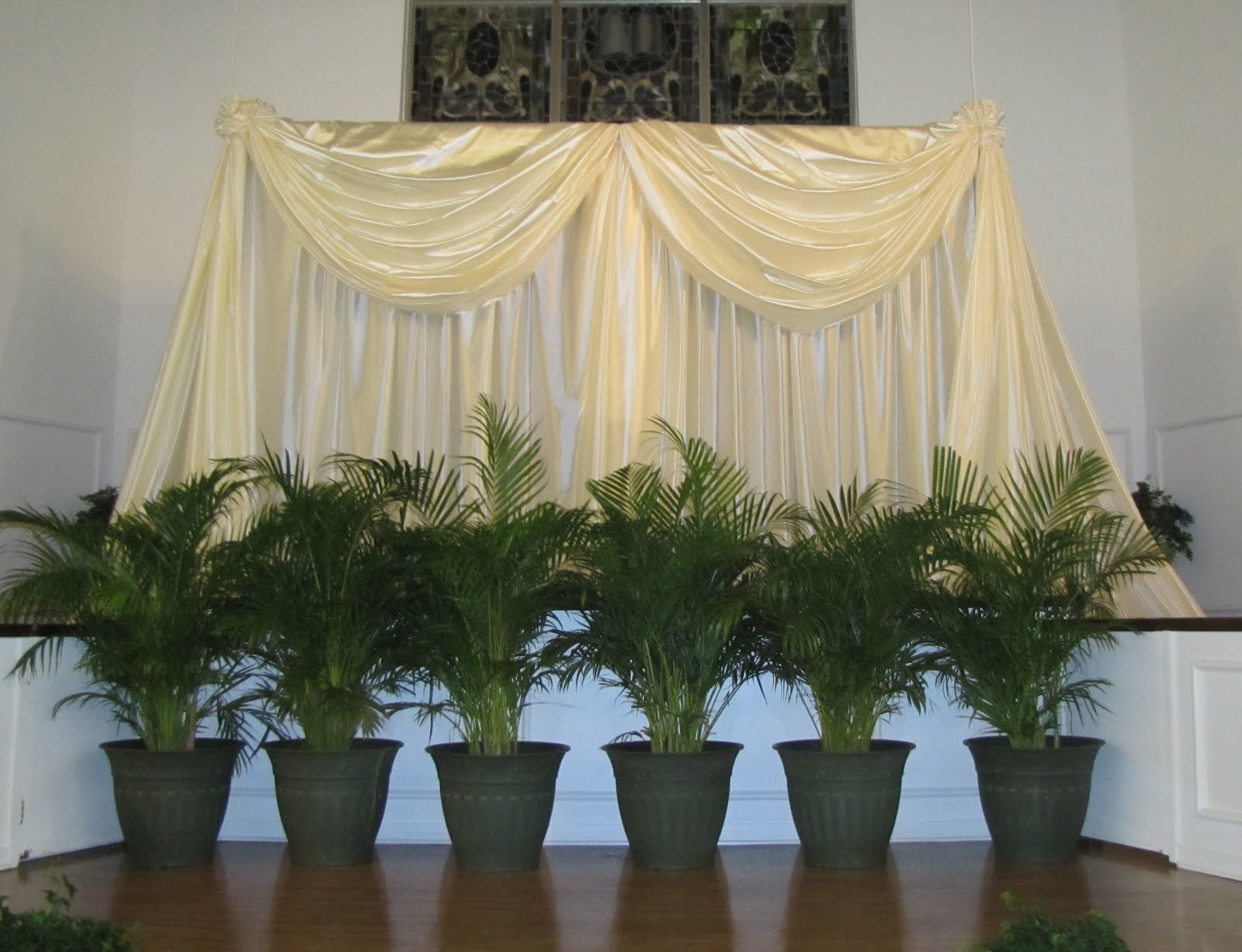 Party People Event Decorating Company: Wedding Ceremony Ivory Pipe and ...