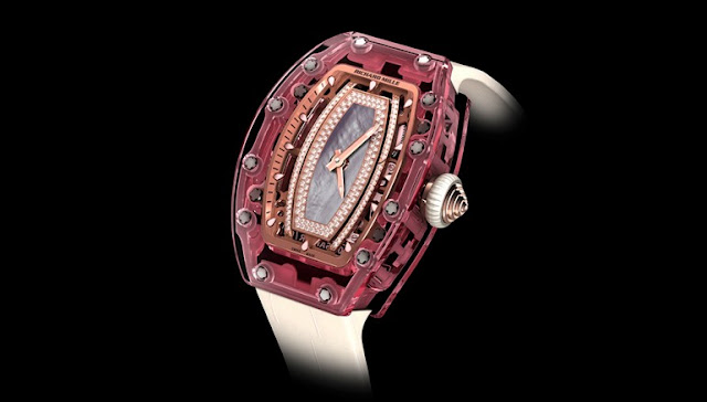 Richard Mille 07-02 Pink Lady Sapphire Automatikuhr
