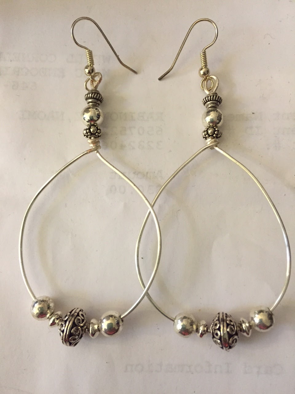 Naomi's Designs Handmade Wire Jewelry Silver wire wrapped statement