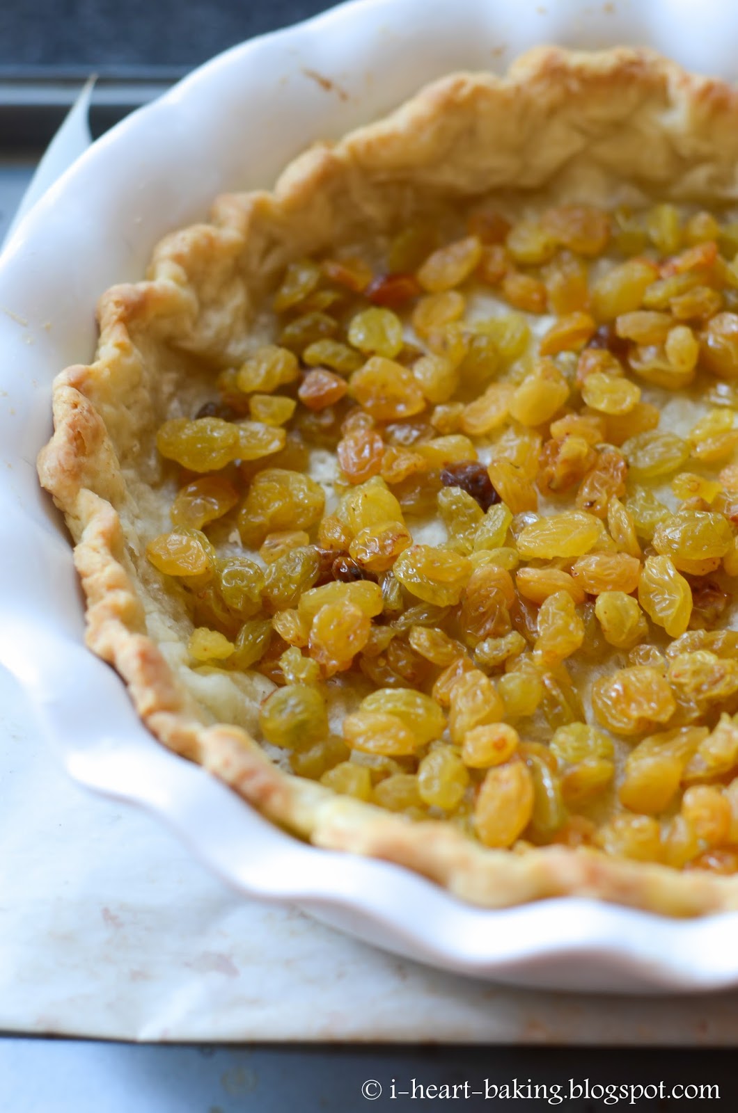i heart baking! rum raisin pie for father's day