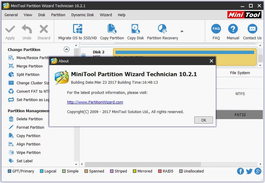 bootable media builder for minitool partition wizard free download