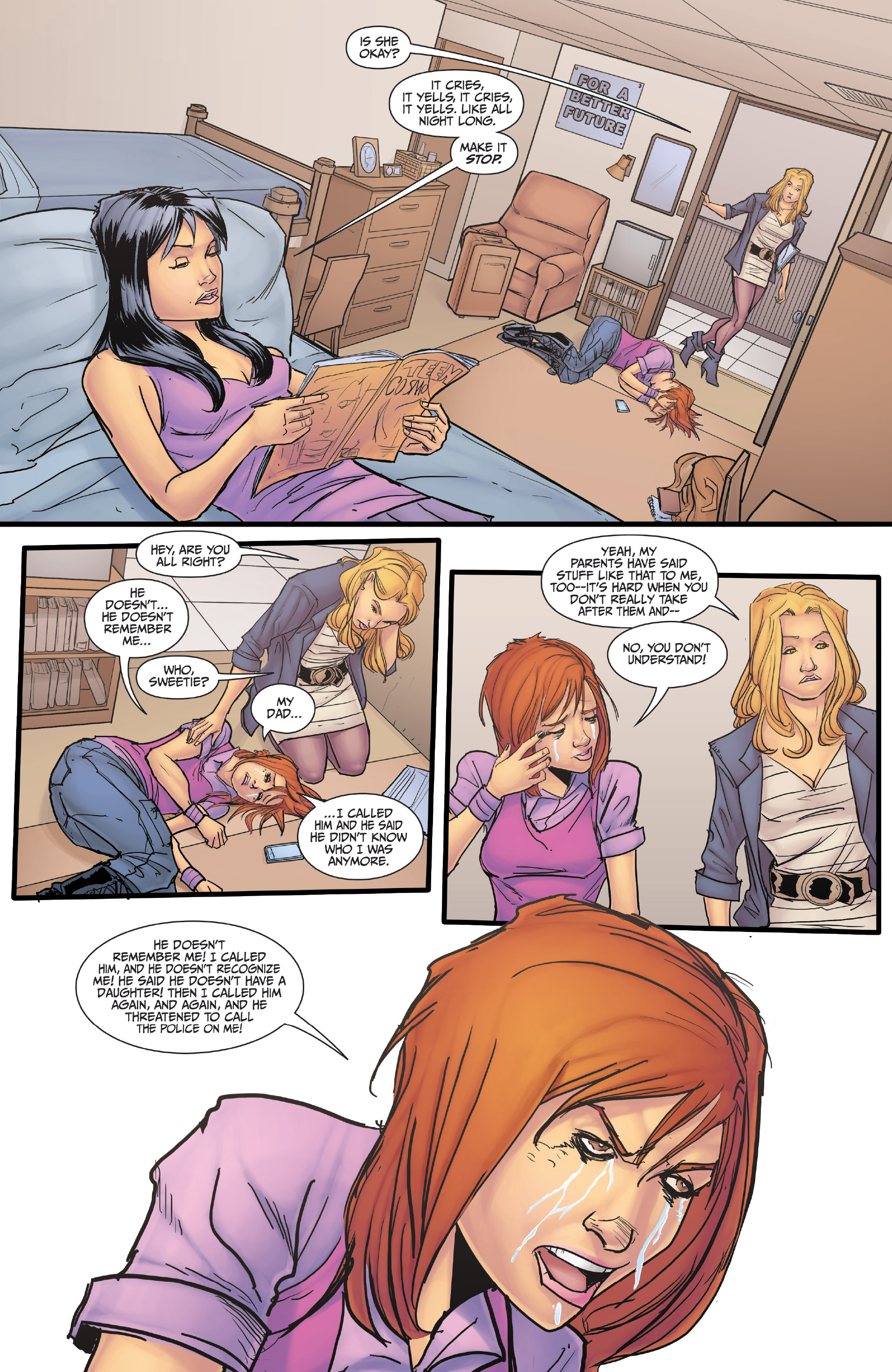 Read online Morning Glories comic -  Issue #1 - 39