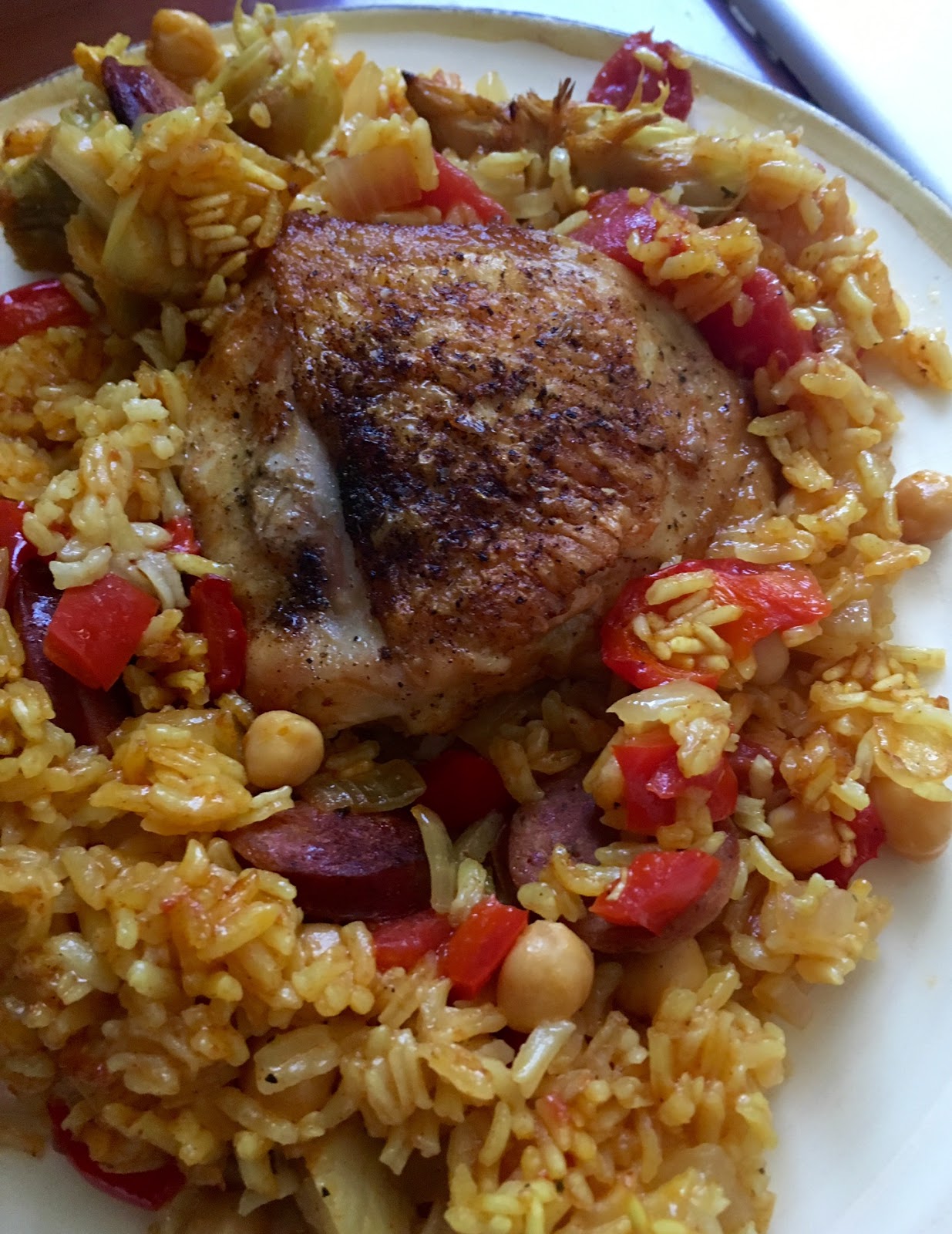 Gaffer63 Chicken Thigh Paella