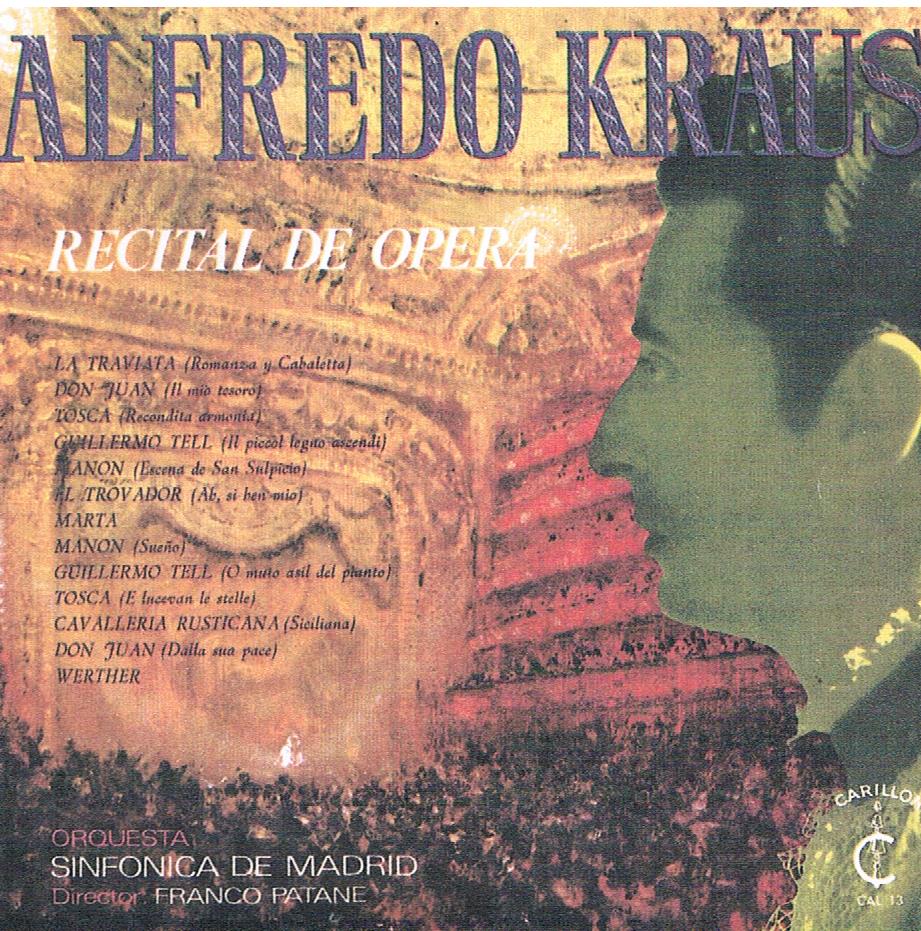 afina tus oidos El joven ALFREDO KRAUS VOL.2º