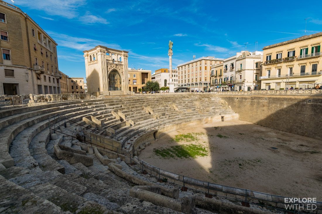 The Roman Amphitheatre in Lecce