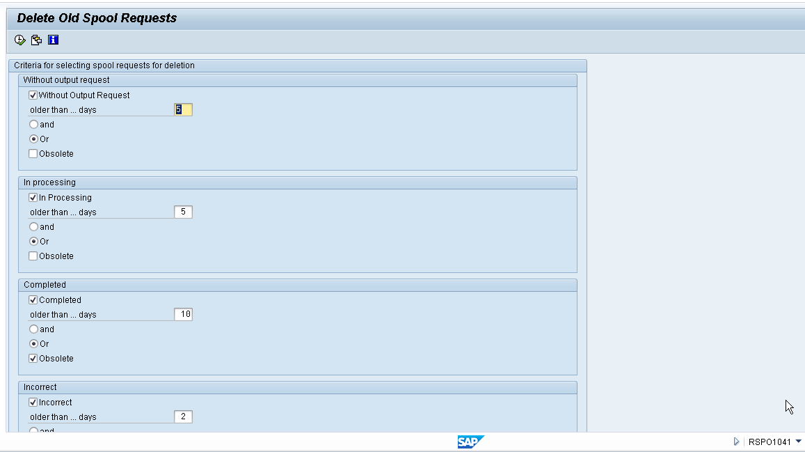 SAP ABAP Tips and Tricks Clear or Delete SPOOL Request