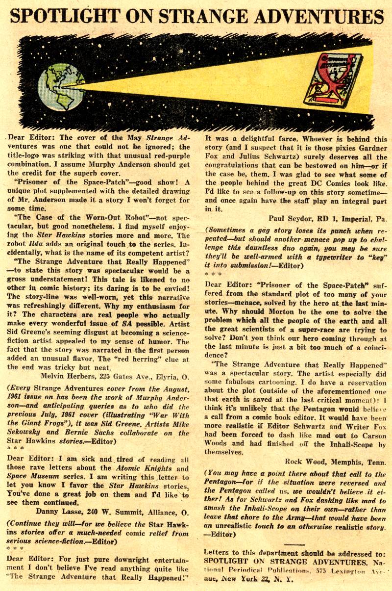 Read online Strange Adventures (1950) comic -  Issue #144 - 20