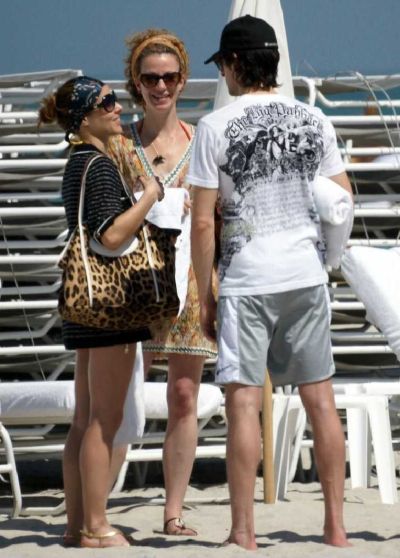 Retro Bikini Elsa Pataky Wears Yellow Polka Dot Bikini At