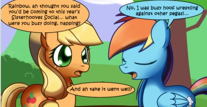 Rainbow Dash Porn - Equestria Daily - MLP Stuff!: Comic: Sisterhooves Social - Rainbow Dash /  Luna Vs. Porn