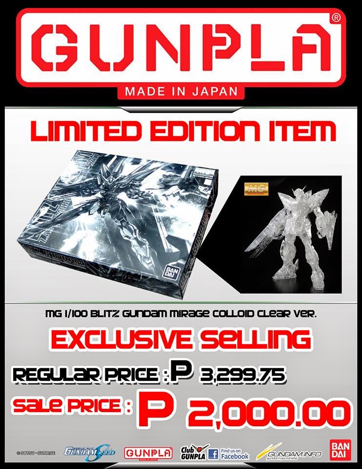 Gundam Model Kit Contest 2014 Philippines : Limited Edition Model Kits ...