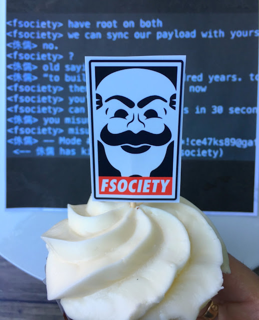Mr. Robot Party Cupcakes, Perfect for the Emmy Awards | www.jacolynmurphy.com