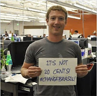 Mark Zuckerberg apoia protestos no Brasil