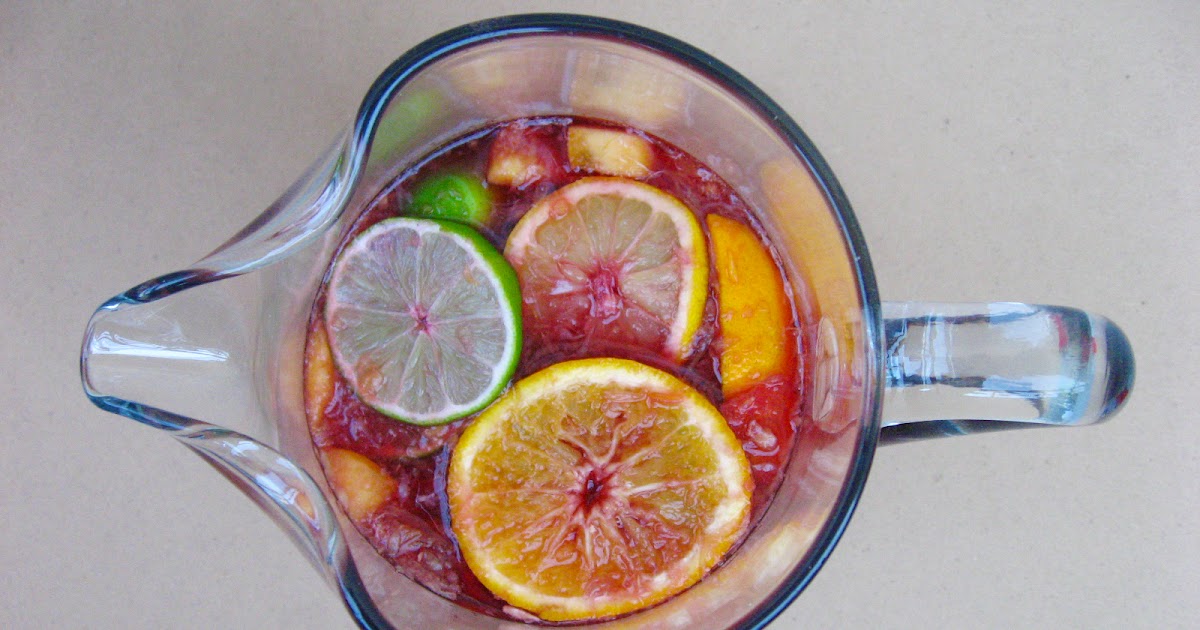 Red Wine Sangria with Raw Honey & Black Cherry Juice The Rising Spoon