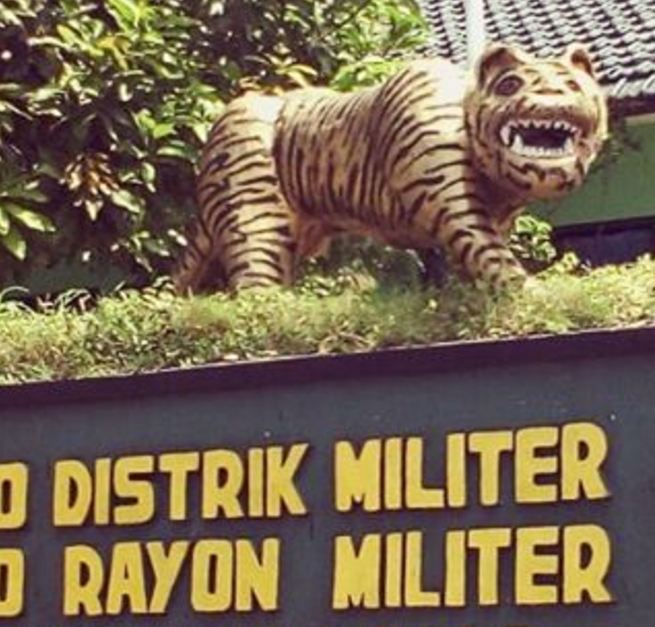 Patung Harimau Di Indonesia Ini Bentuknya Bikin Ngakak Sekaligus My