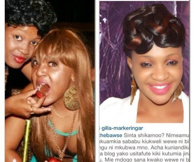 Sintah Afurahia Diva Kupewa Makavu Live Instagram Kwa Kulinganishwa Uzuri na Yeye