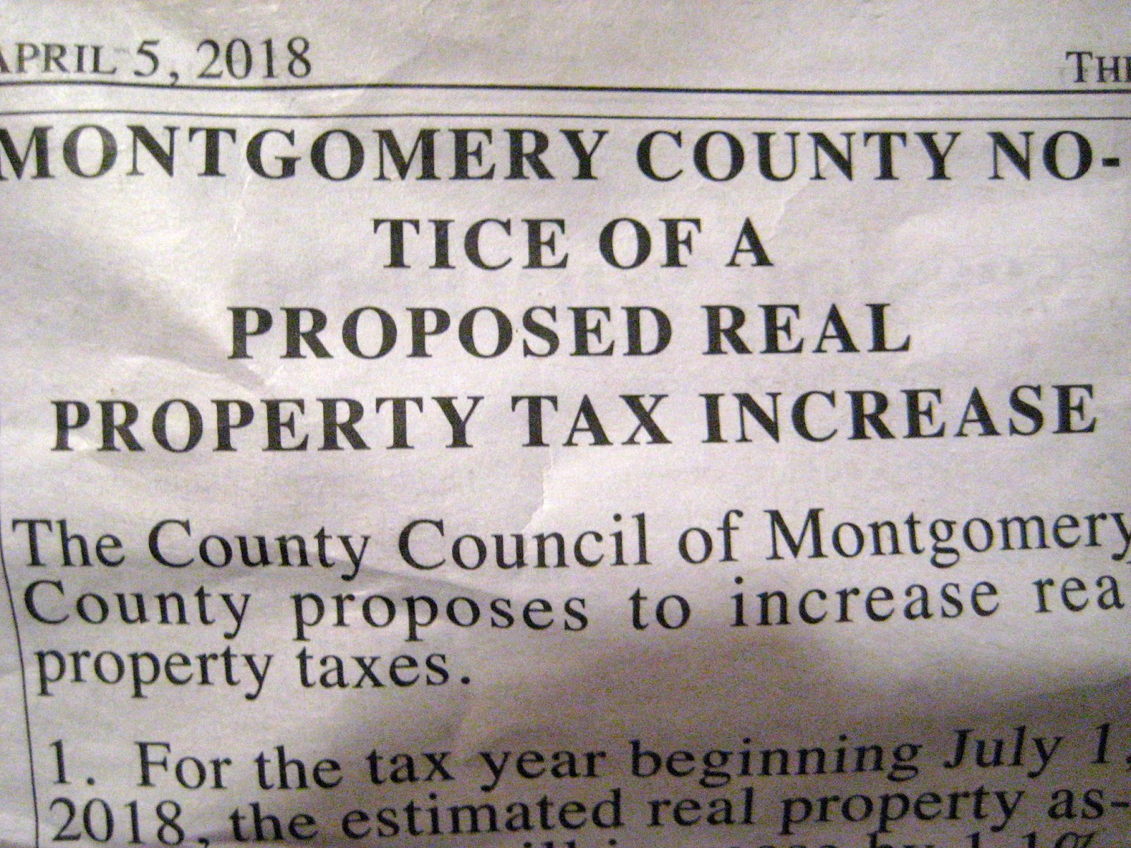 Robert Dyer Bethesda Row Montgomery County Council to raise property