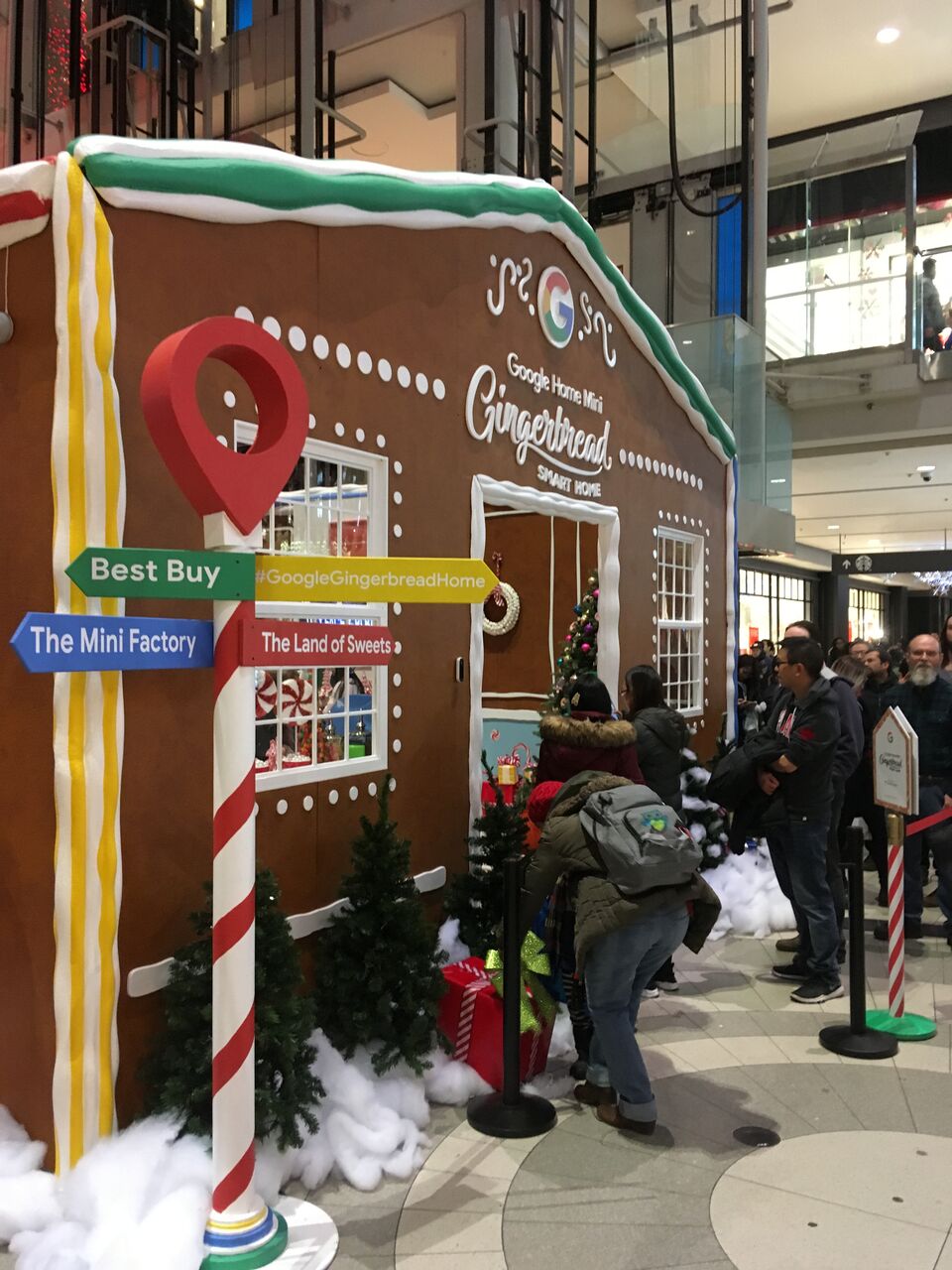 google home mini gingerbread smart home