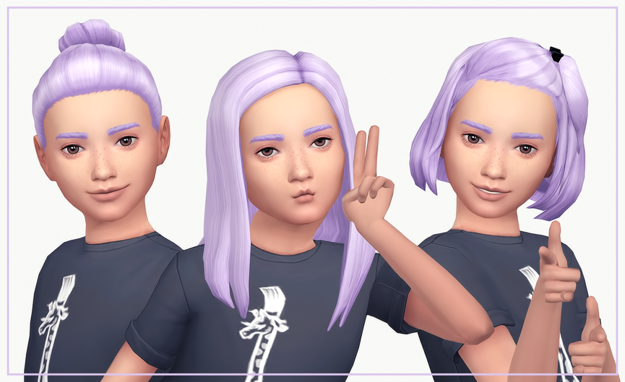 My Sims 4 Blog Base Game Hair Recolors By Noodlescc V - vrogue.co