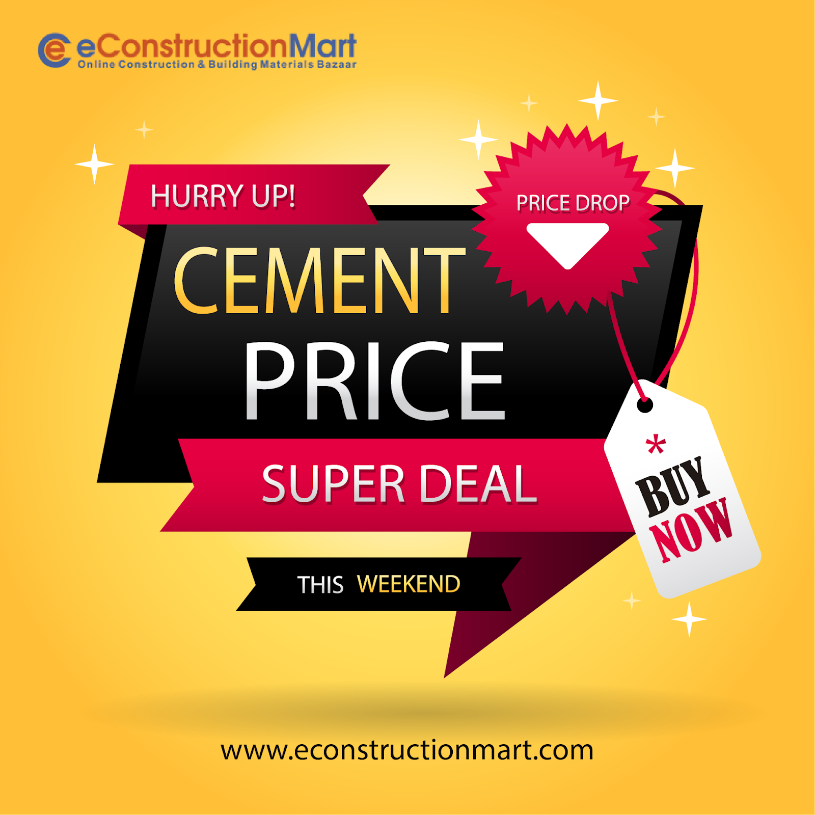 Cement Price Deals at eConstructionMart