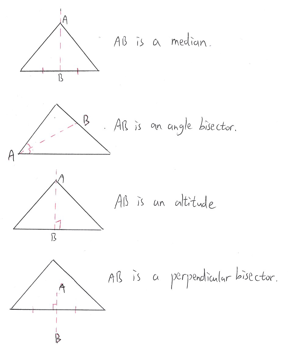 DSE Maths Centers in a triangle