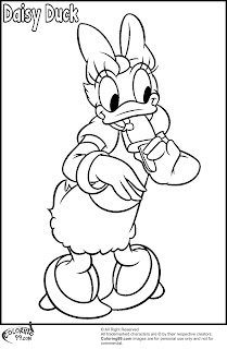 daisy duck eating ice cream coloring pages