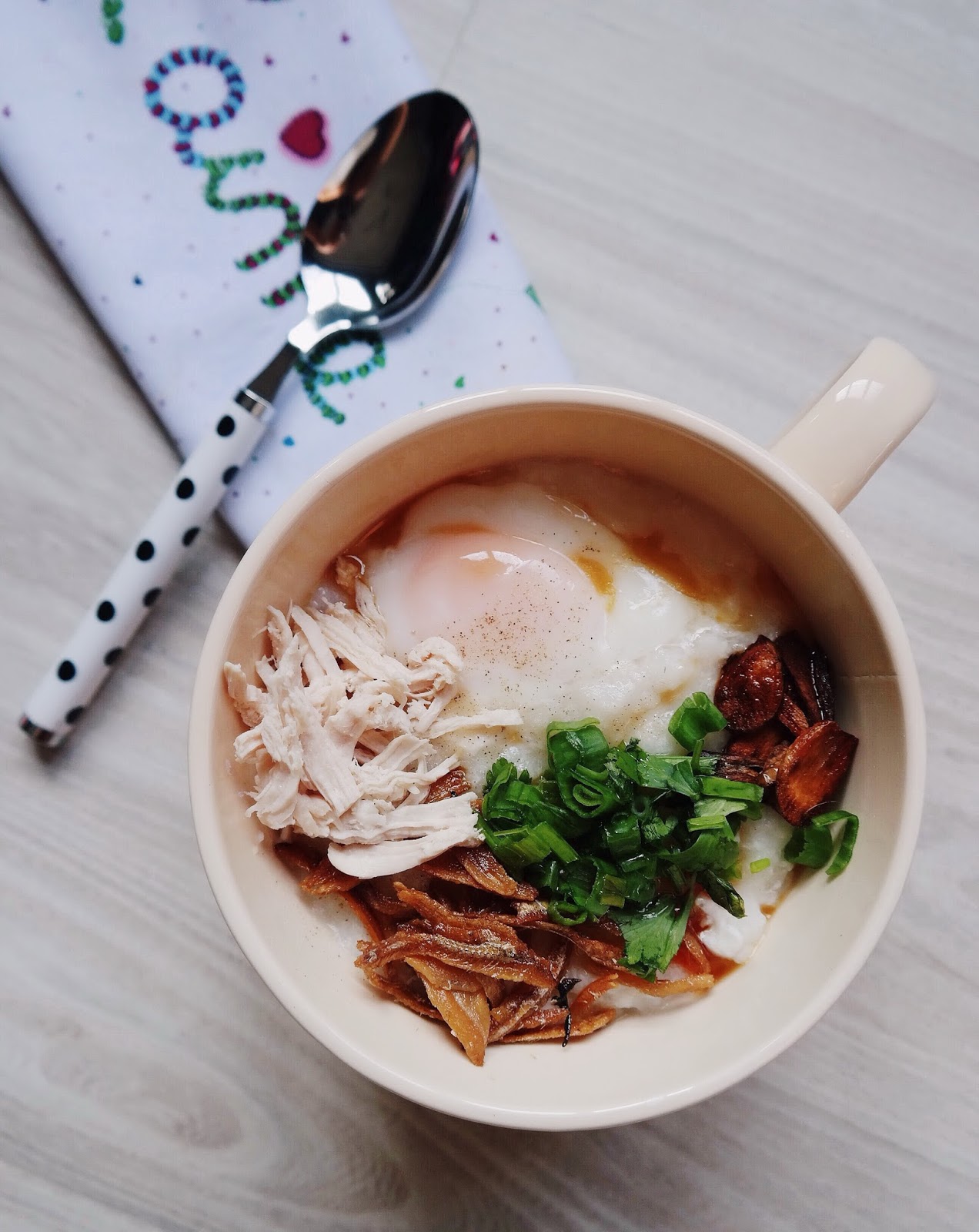 Easy Chicken Rice Porridge Recipe // Resepi Bubur Nasi Ayam Senang ...