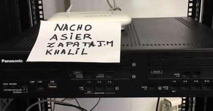 Khalil Irdt Practica En Una Centralita Panasonic Kx Ns500