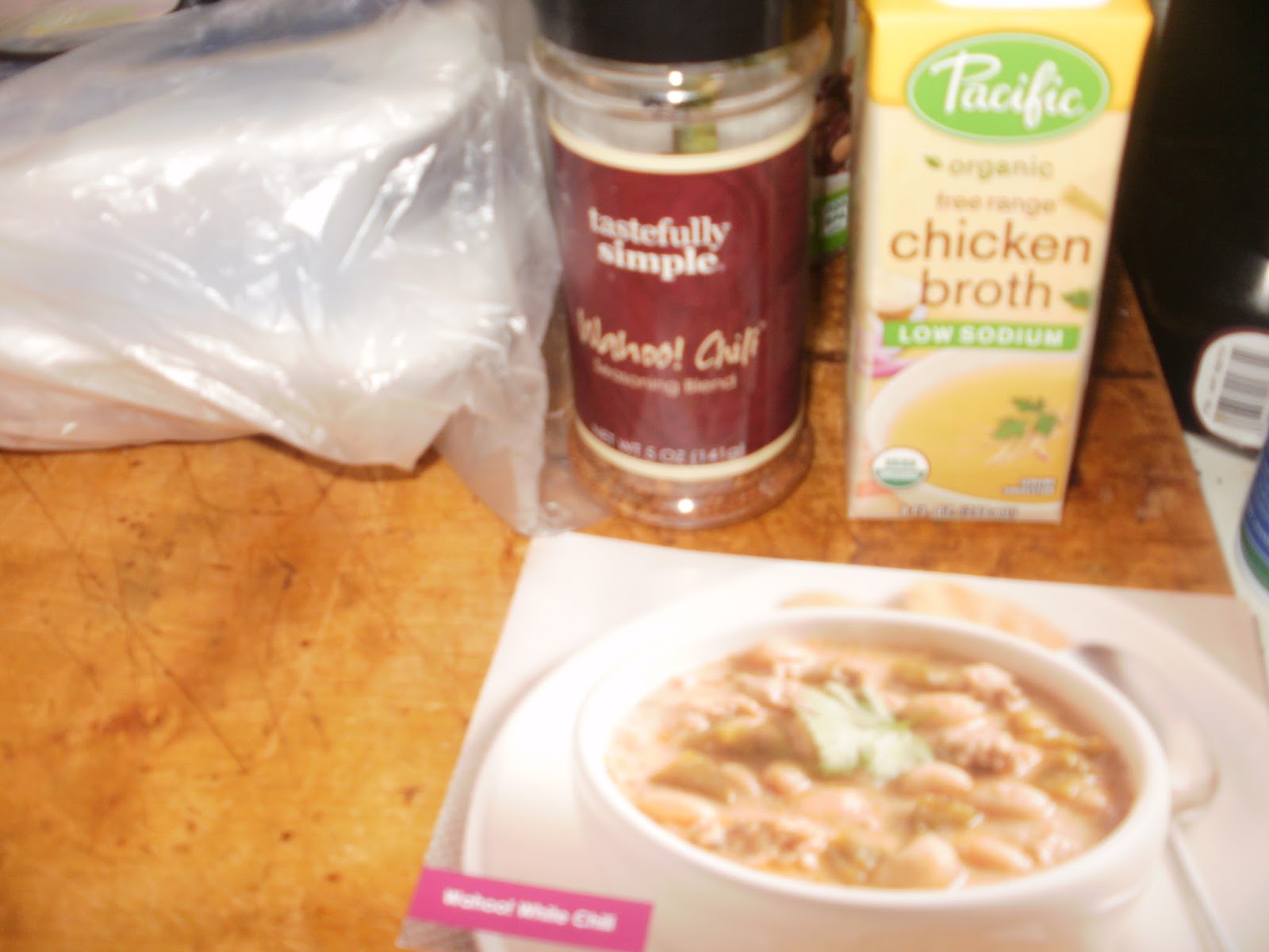 Marcy's Tastefully Simple Recipes Wahoo! White Chili