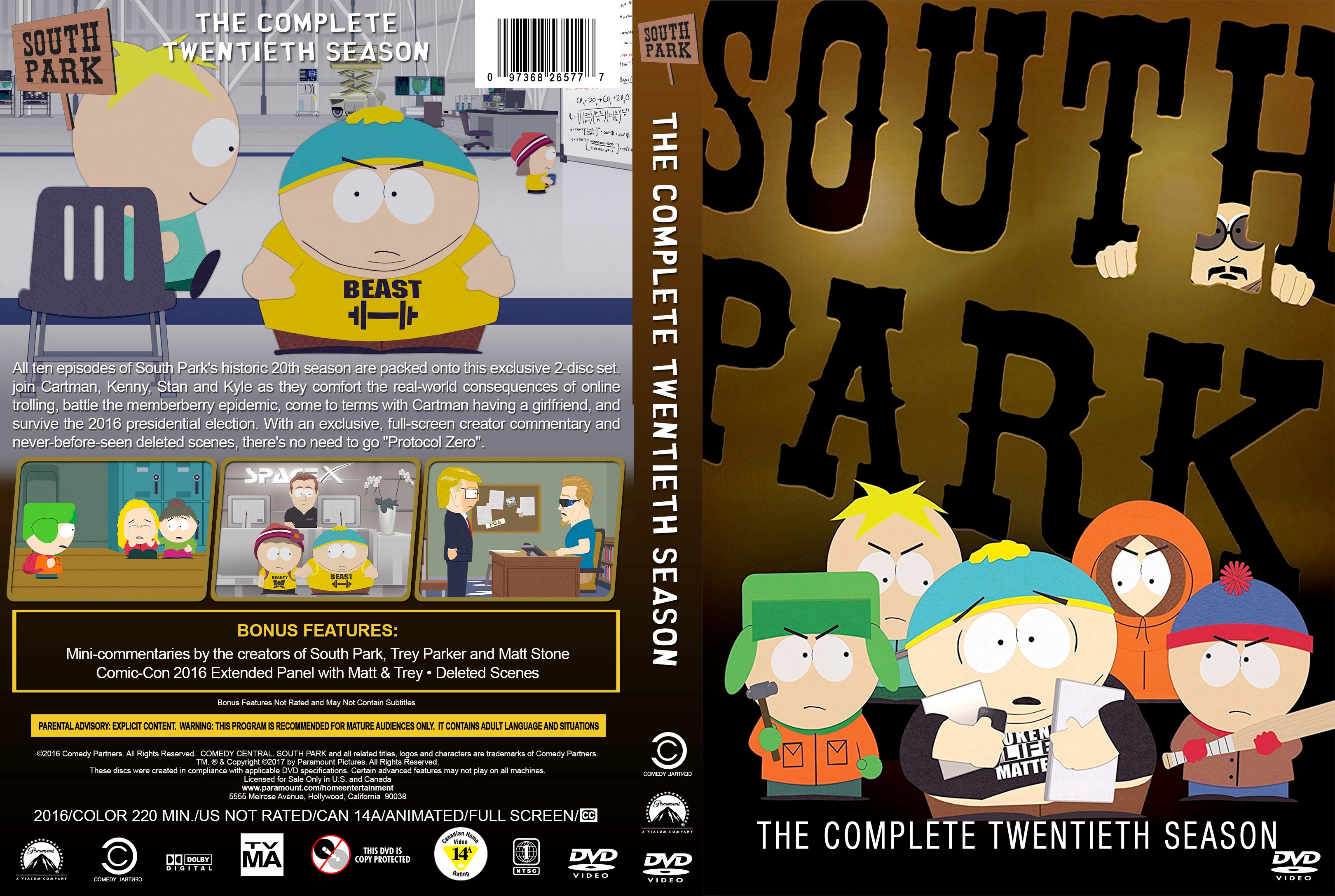 South Park Season 1-21 DVD Cover Collection | Cover Addict