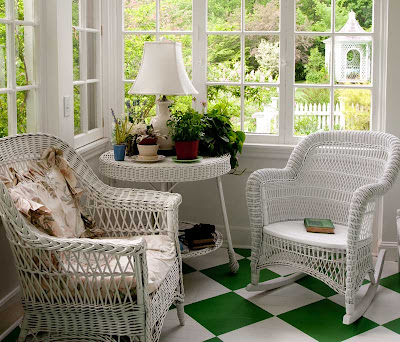 Muebles de Paja para el Jardín