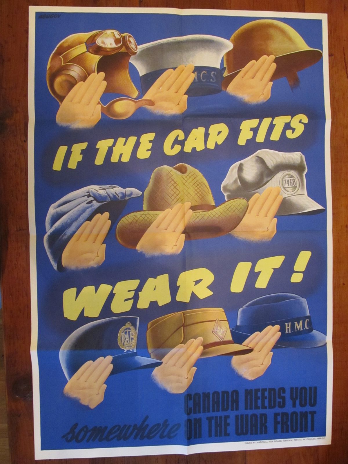 WWIIPosterProject If The Cap Fits, Wear It