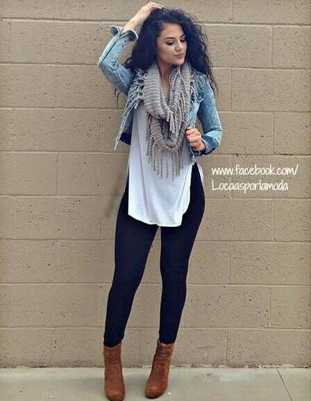 Outfit botines marrones Clearance