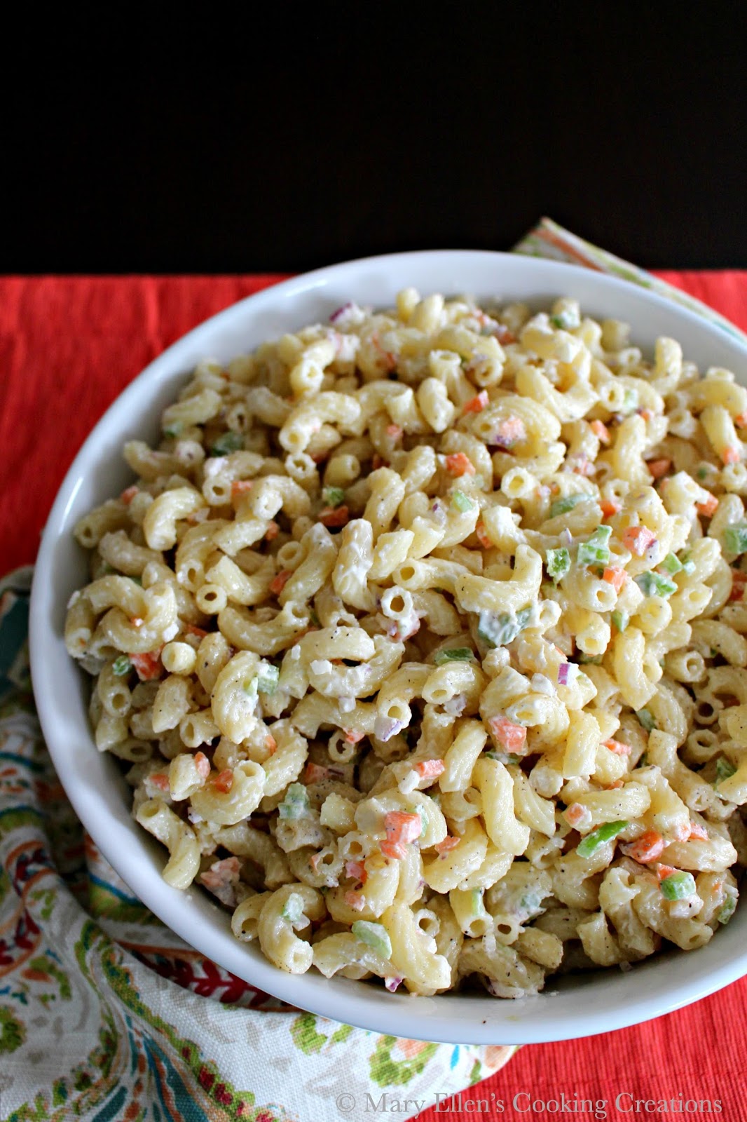 Mary Ellen's Cooking Creations: Grandmom's Macaroni Salad