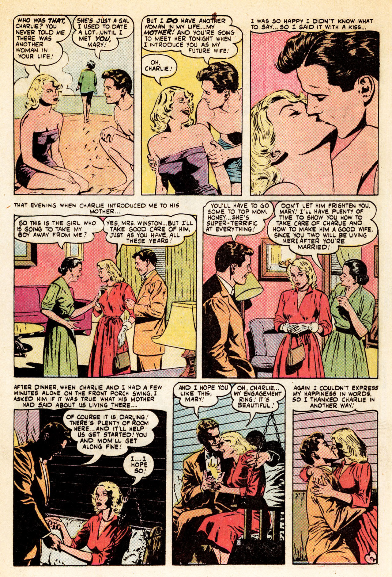 Read online Love Romances comic -  Issue #34 - 3