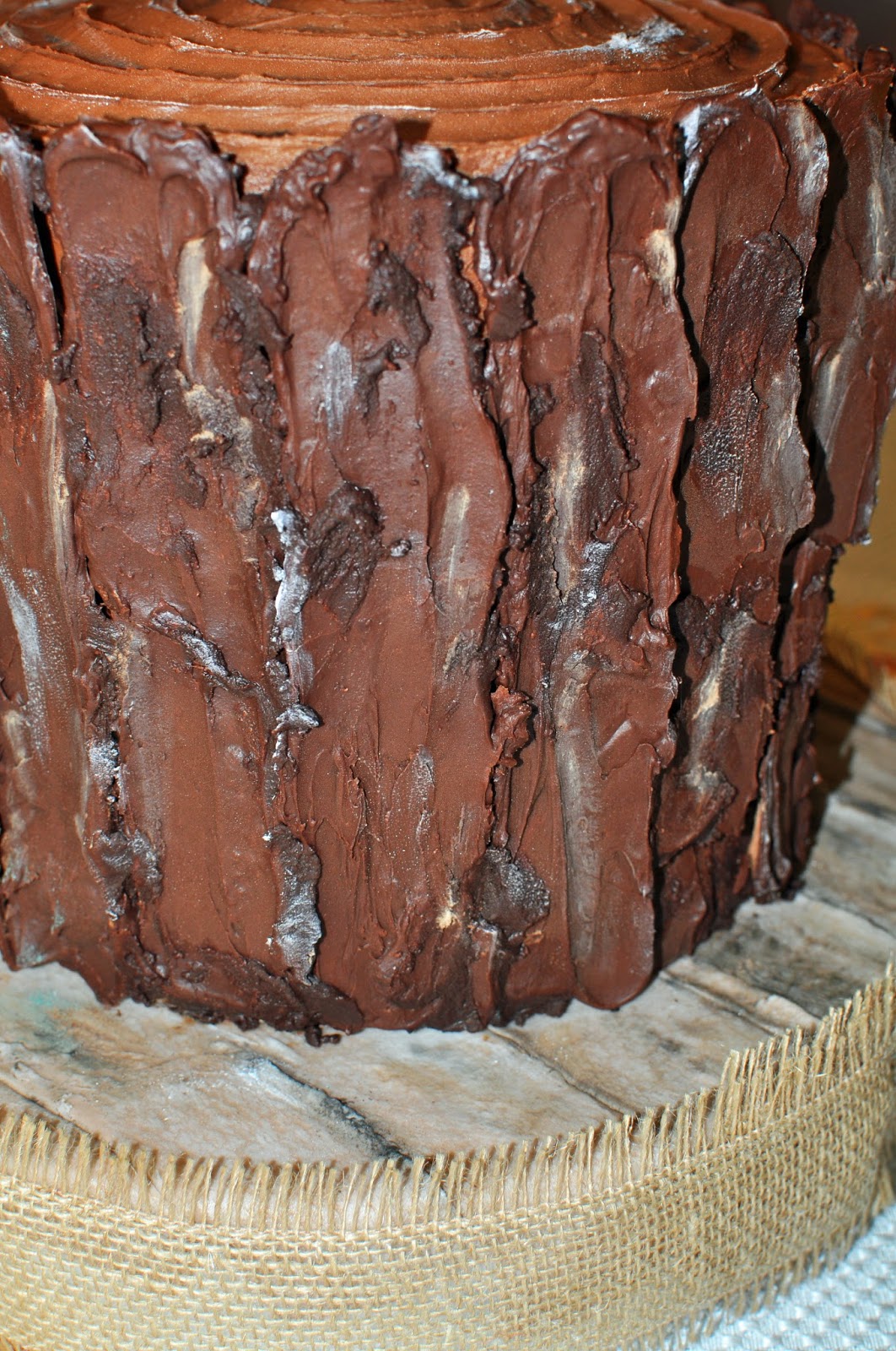 The Bake More Nothing but BARK Woodland / Stump Cake