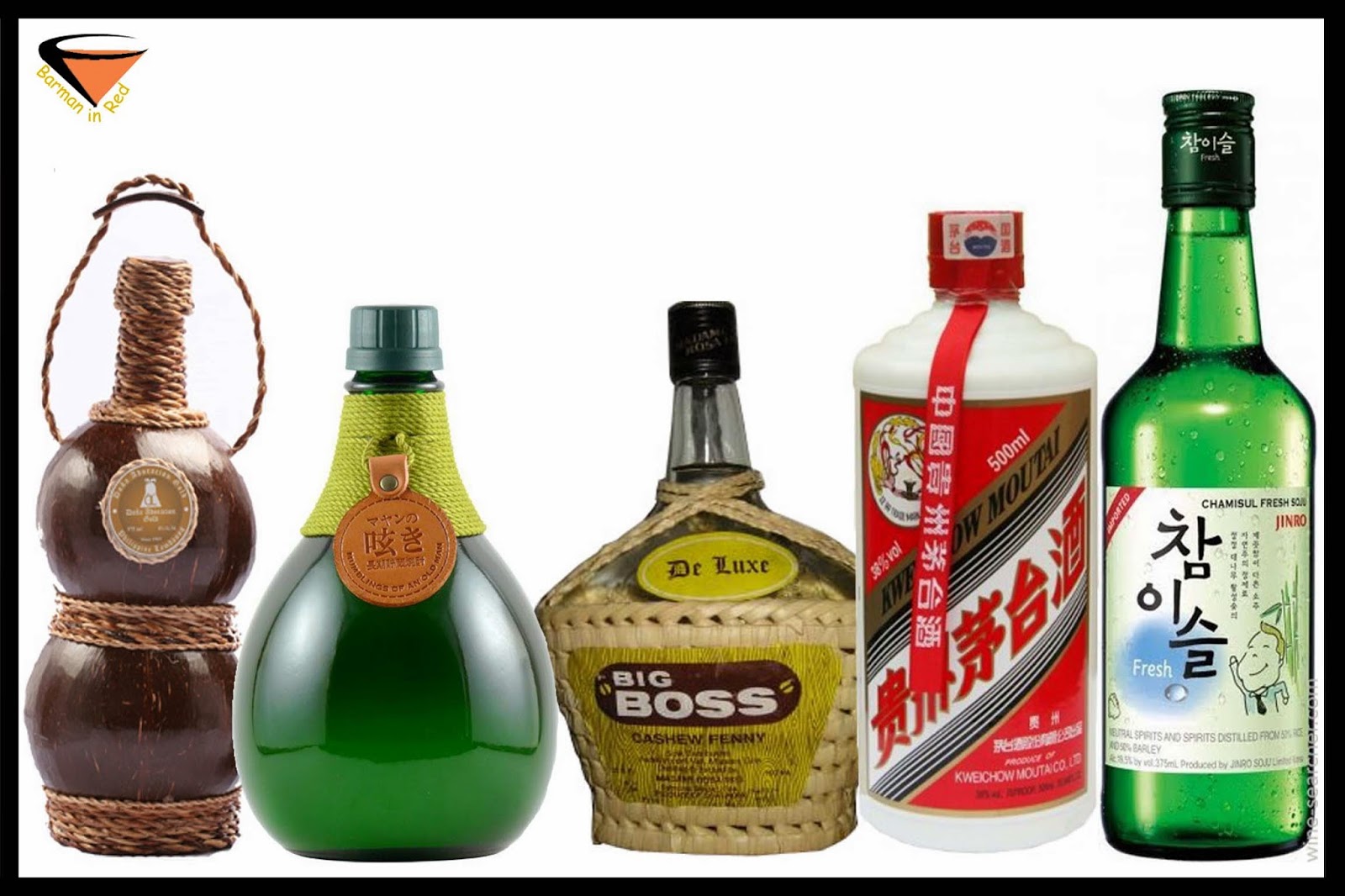 10 bebidas con alcohol de Asia
