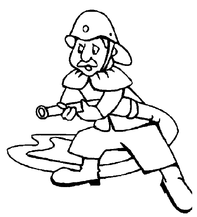fireman coloring book pages - photo #28