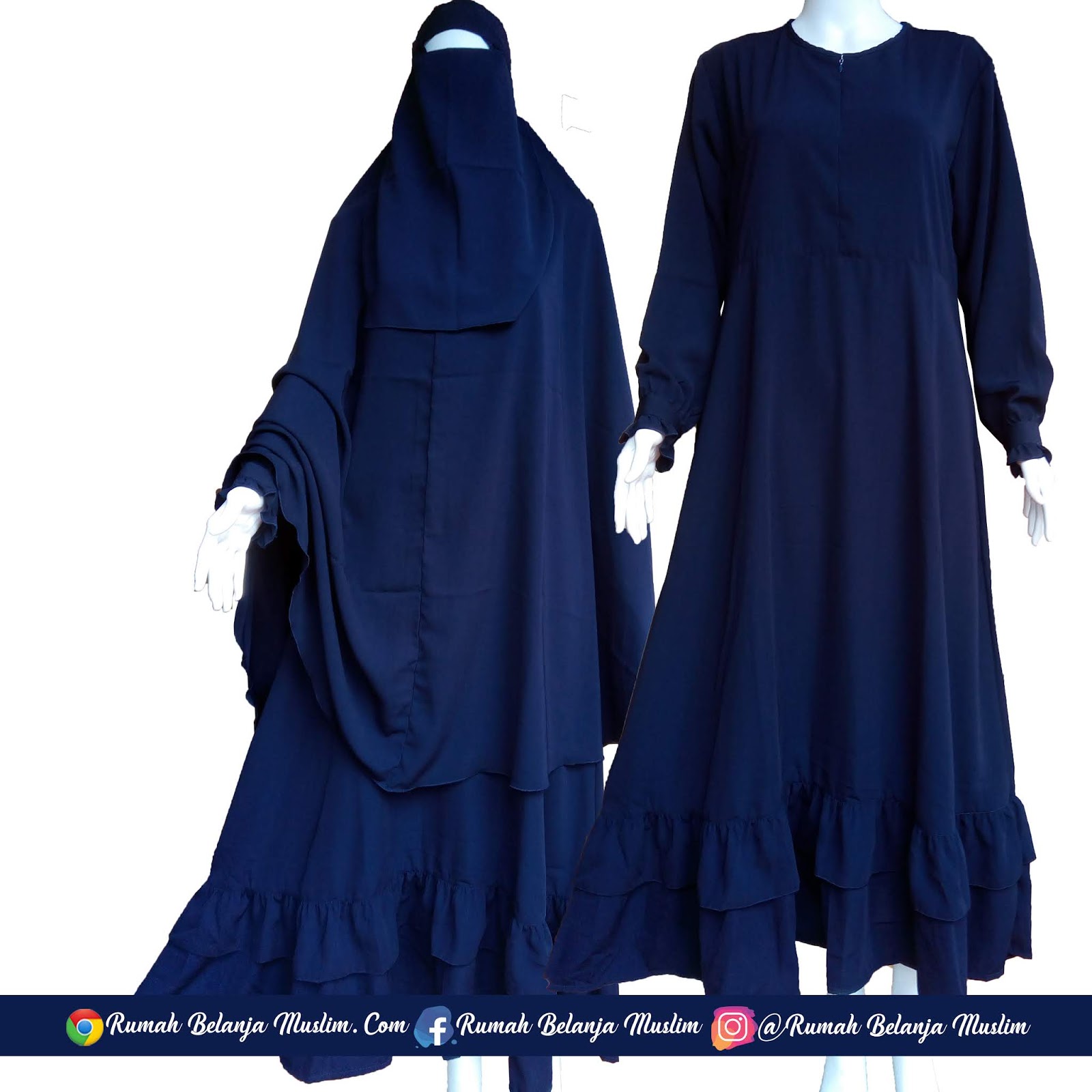 RUMAH BELANJA MUSLIM: Gamis Akhwat | Gamis Muslimah | Set Gamis Syar'i