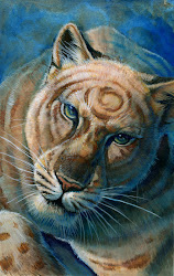 fantasy painting animal hibbary cat cats vortex deviantart amazing wildlife fan ghost tiger prints hillary luetkemeyer artist american animals nature