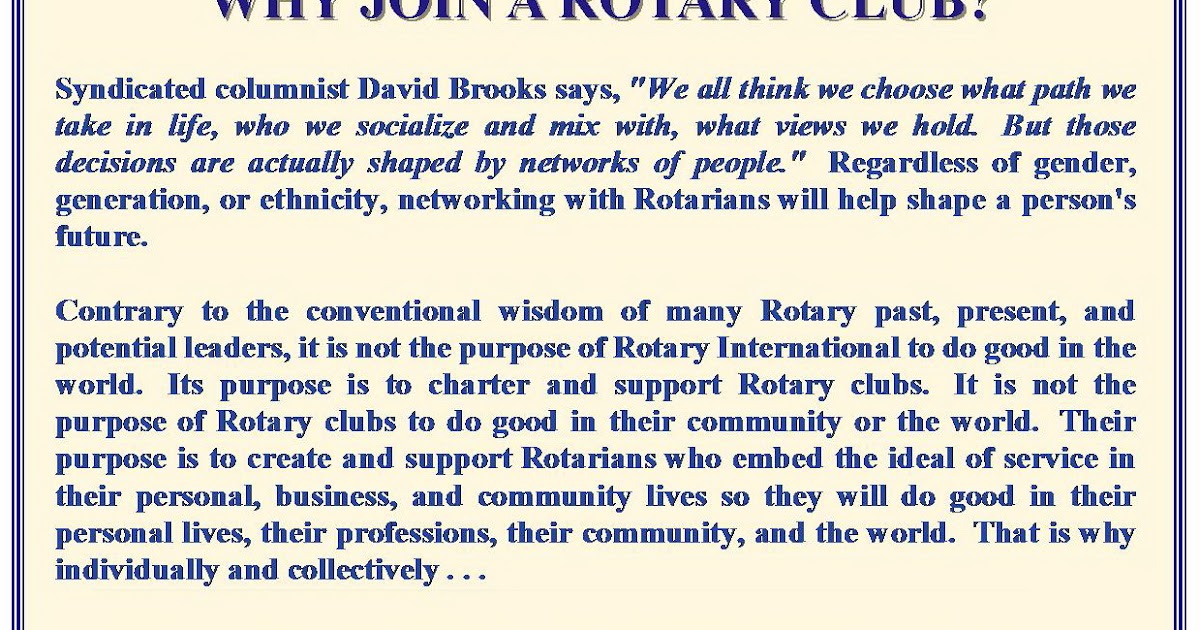 Retention central why join a rotary club 