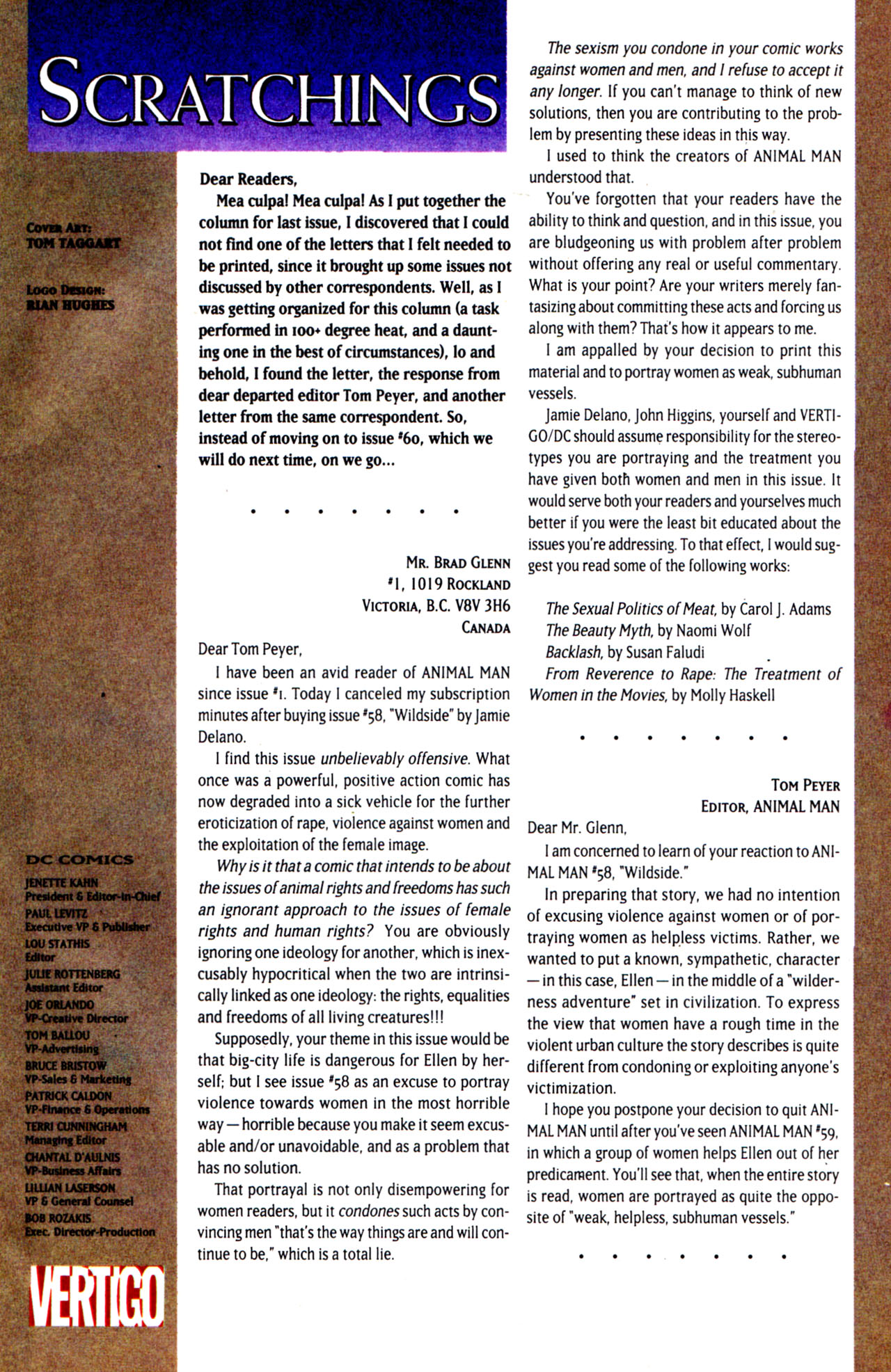 Read online Animal Man (1988) comic -  Issue #66 - 28