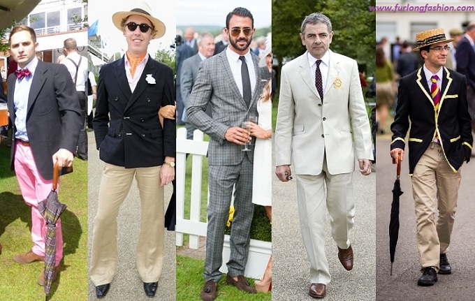 Linen suits at Glorious Goodwood