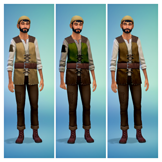 My Sims 4 Blog: Medieval Peasant and Knight Costumes by SimDoughnut