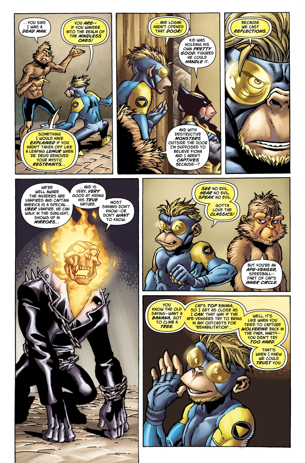 Read online Marvel Apes comic -  Issue #3 - 9