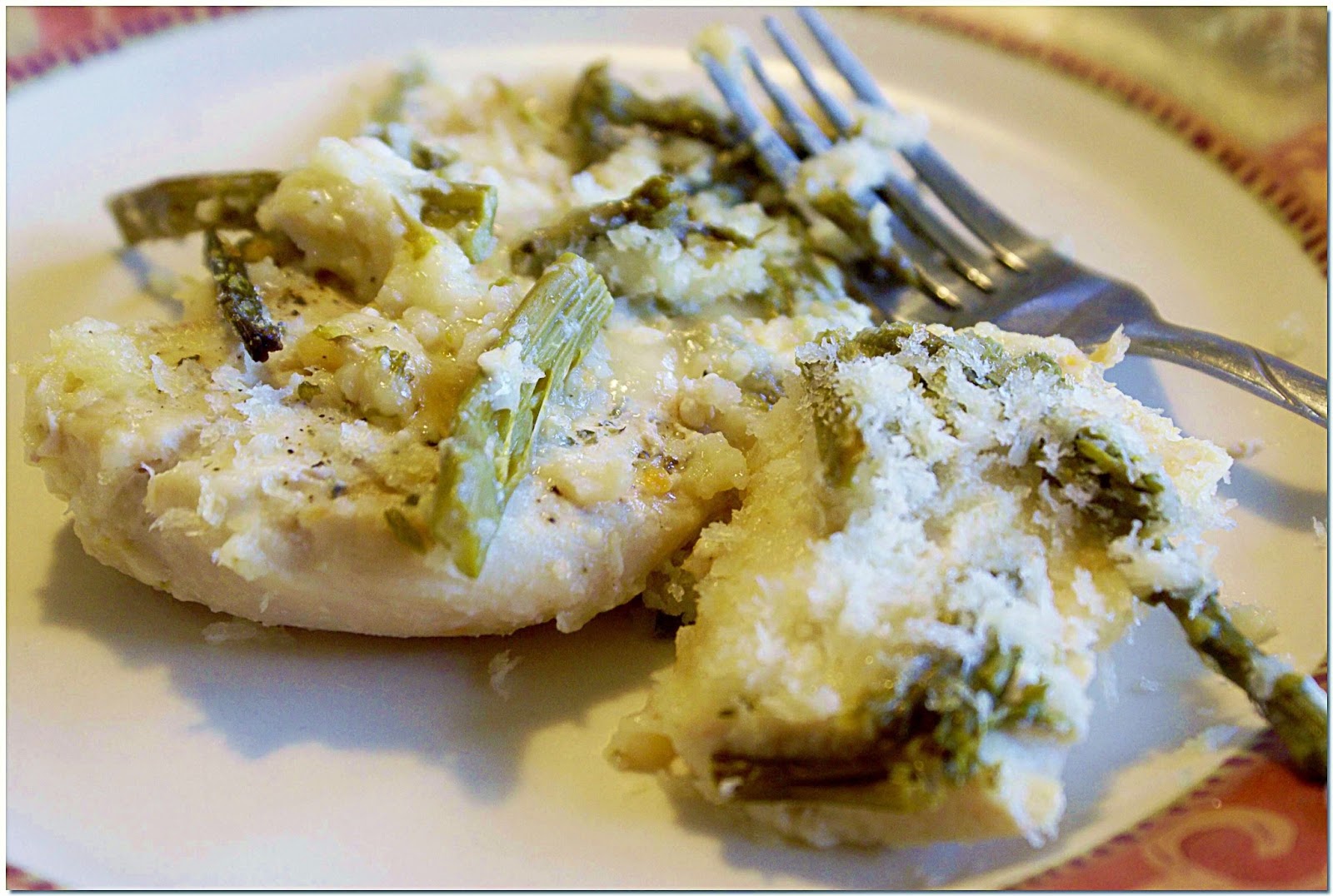 The Hungry Lovers Chicken Asparagus Swiss Casserole