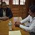 Se reúne Presidente del Congreso con alcalde de Ahumada
