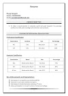 IPCC With B.COM Sample Resume/Formats - Download