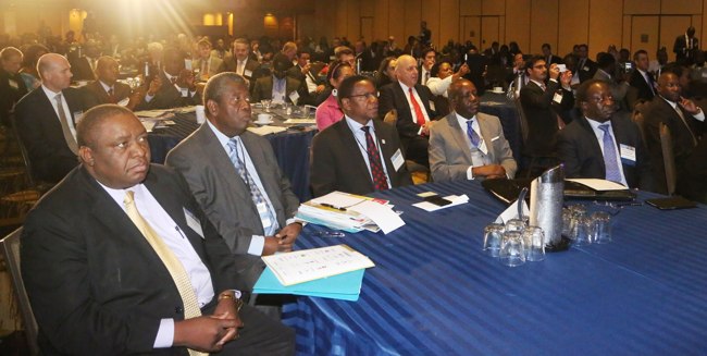 Delegates from Tanzania and different other African countries attending the Civil Society Town Hall Meeting on Open Government Partnership (OGP) listen attentively to President Jakaya Mrisho Kikwete when he addressed them at the National Academy for Sciences in Washington DC on July 4, 2014