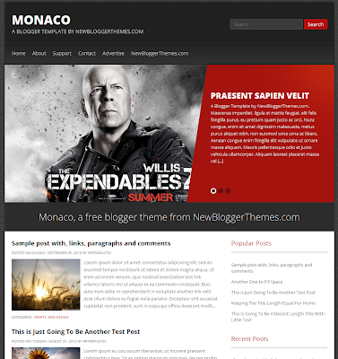 Monaco Blogger Theme